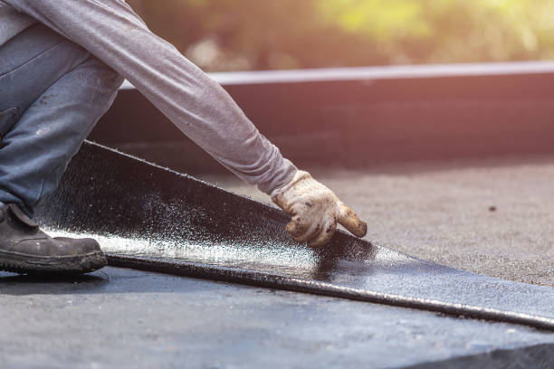 Professional Exterior Waterproofing technician working in Dennison, OH